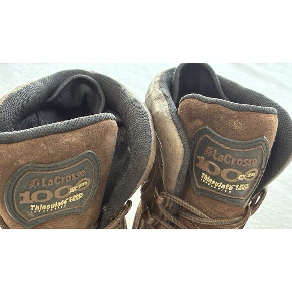 LaCrosse BOOTS Snow Drift Men\'s US 8M Thinsulate PFT 10\
